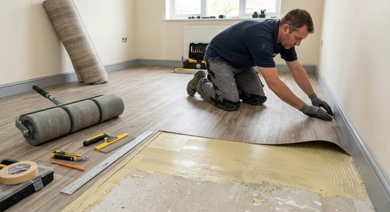 Sheet Linoleum Installation in Nashville, TN