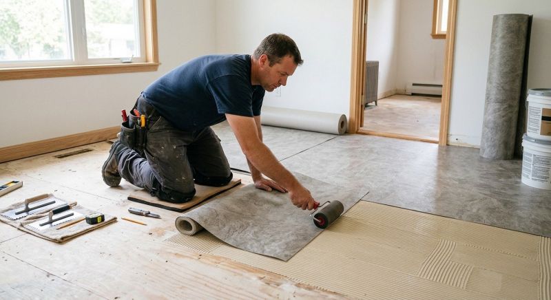 Sheet Vinyl Installation in Frisco, TX