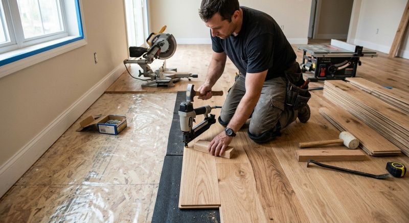 Finished Floor Installation in Fort Worth, TX
