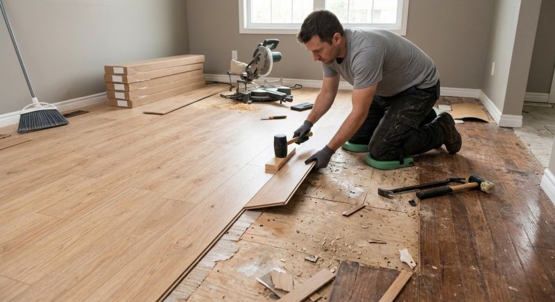 Laminate Floor Installation in Fort Wayne, IN
