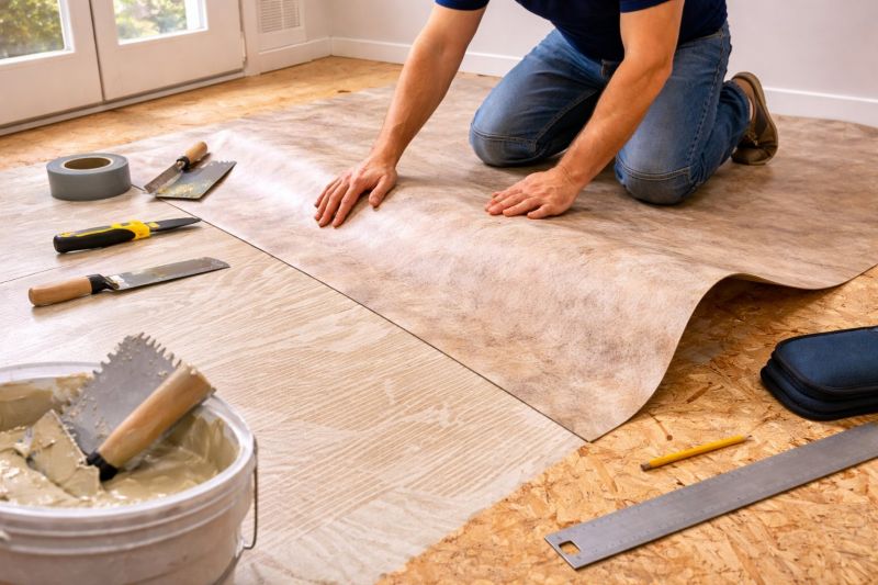 Sheet Flooring Installation in Loudoun County, VA