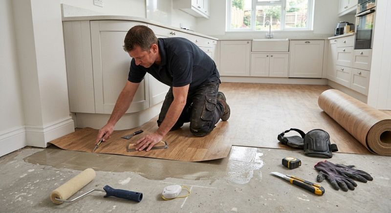 Sheet Linoleum Installation in Dallas, TX