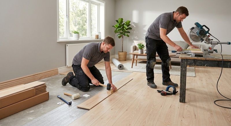 Wood Laminate Installation in Loudoun County, VA